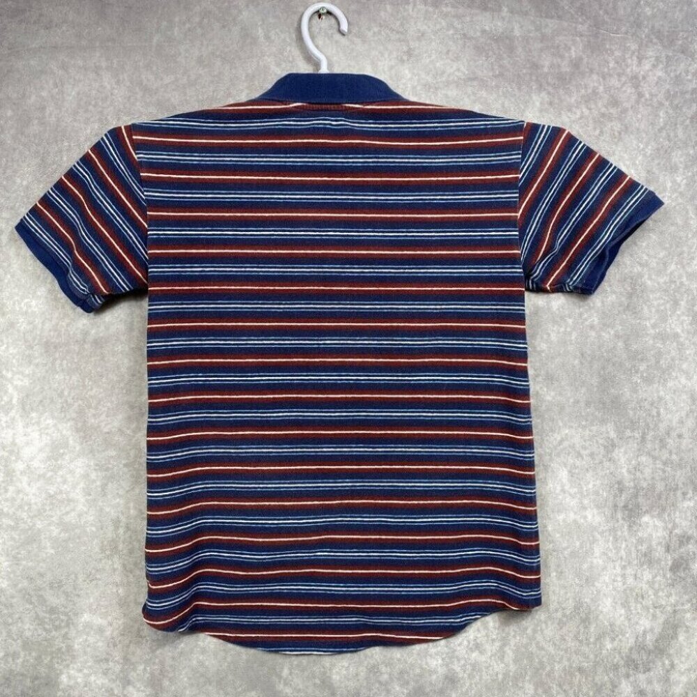 LuLaRoe Polo Shirt Men's Small Striped Short Sleeve Preppy Casual Work - Picture 2 of 9